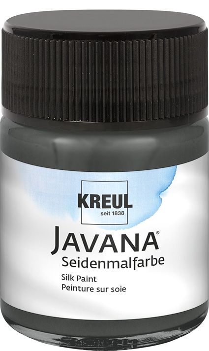 Seidenmalfarbe 50 ml, schwarz Seidenmalfarbe 50 ml, schwarz