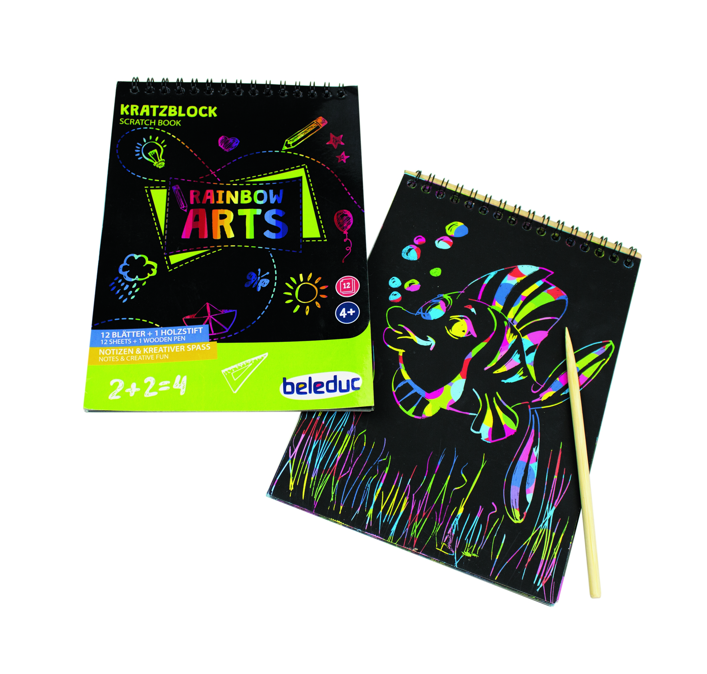 Kratzbilder Rainbow Arts - Kratzblock Kratzbilder Rainbow Arts - Kratzblock