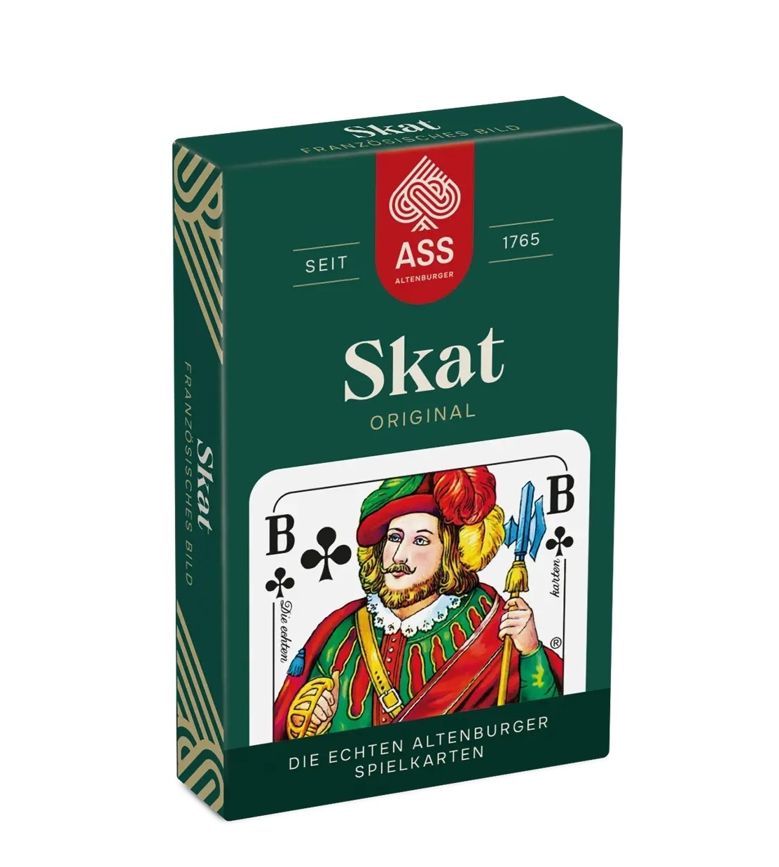 Skat, französisches Bild Skat, französisches Bild