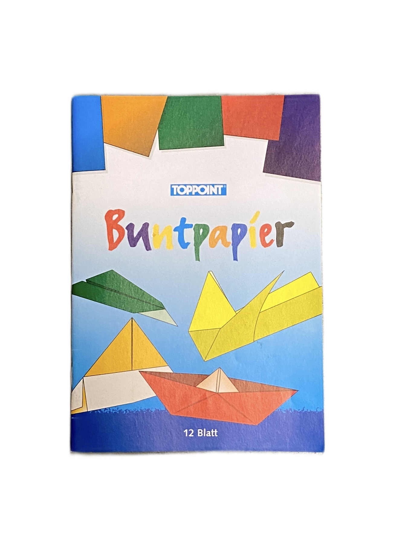 Buntpapierheft DIN A5, farbig sort. 12 Blatt Buntpapierheft DIN A5, farbig sort. 12 Blatt
