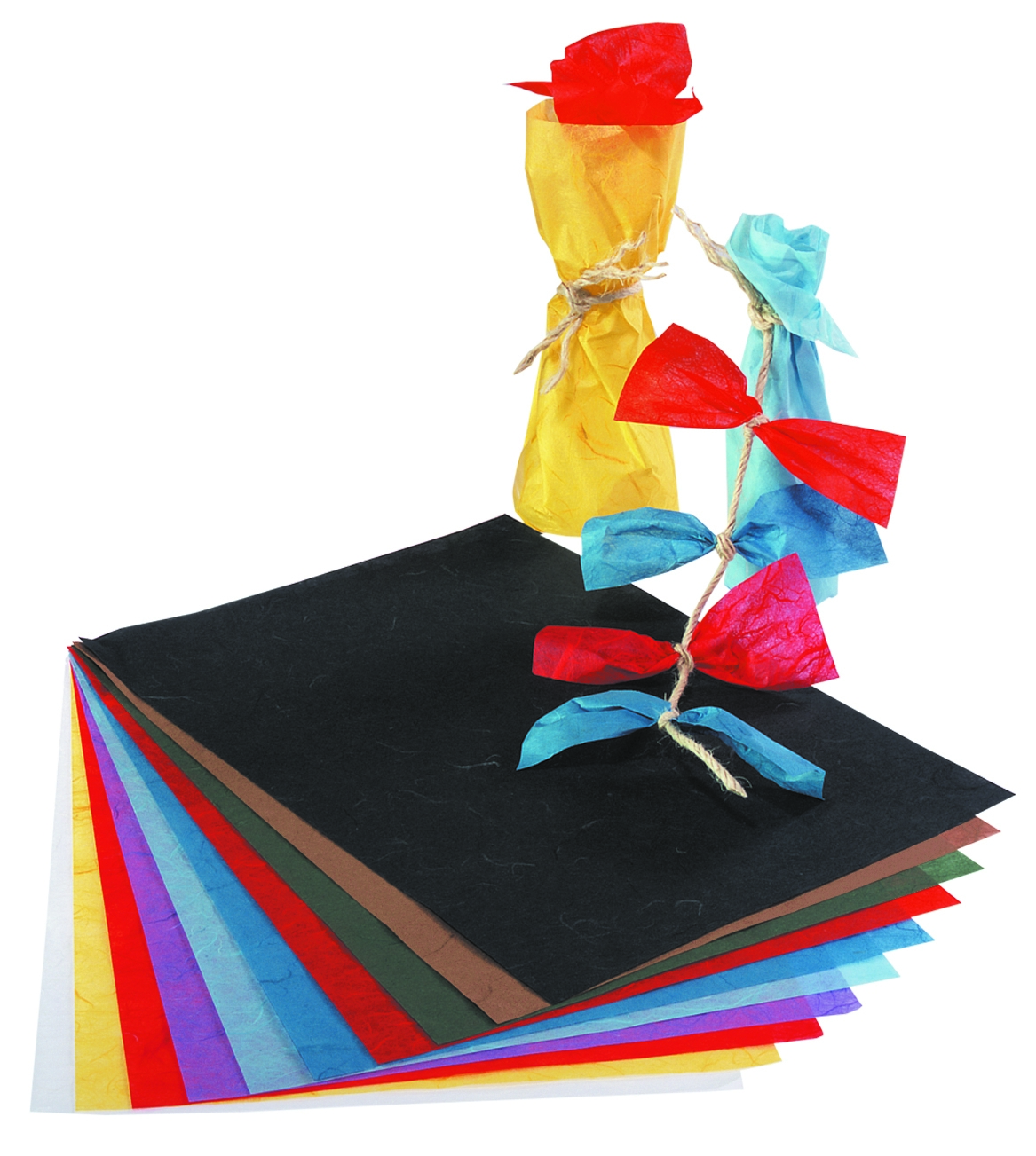 Seidenpapier/Faserseide 10 Bögen einer Farbe Seidenpapier/Faserseide 10 Bögen einer Farbe
