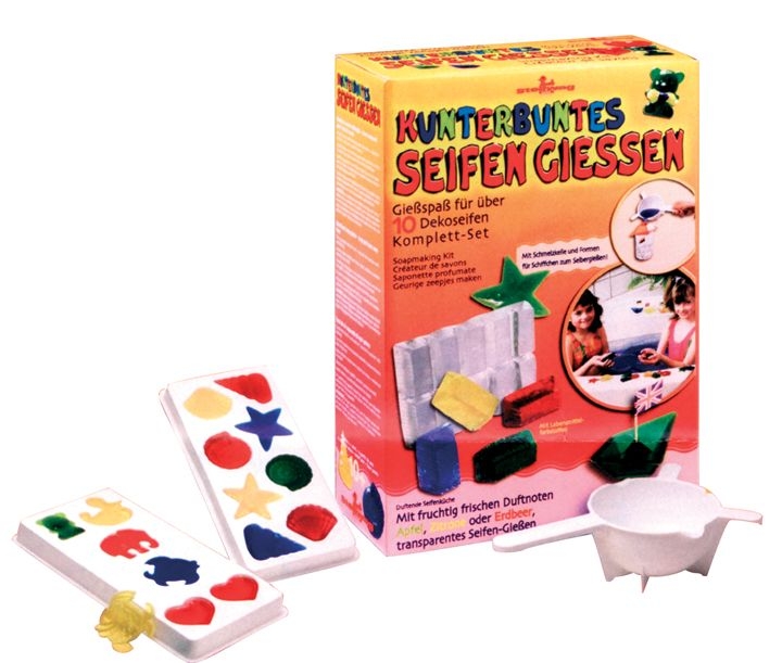 Kunterbuntes Seifengießen Kunterbuntes Seifengießen