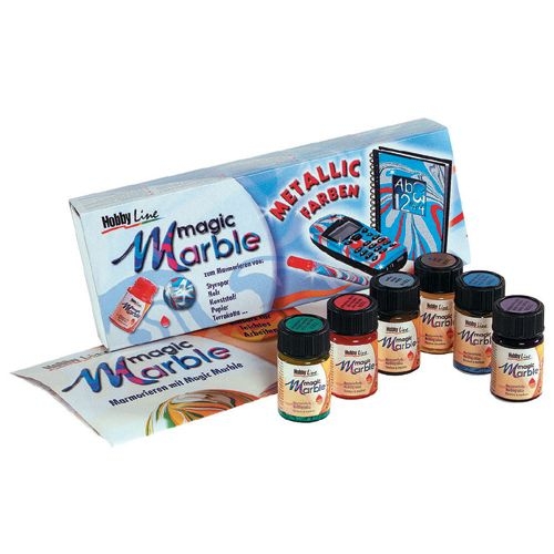 Marmorierfarbe Metallic-Set Marmorierfarbe Metallic-Set