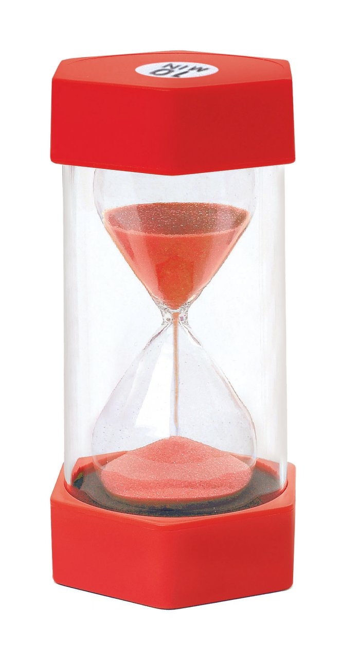 Sanduhr Maxi 10 Minuten rot