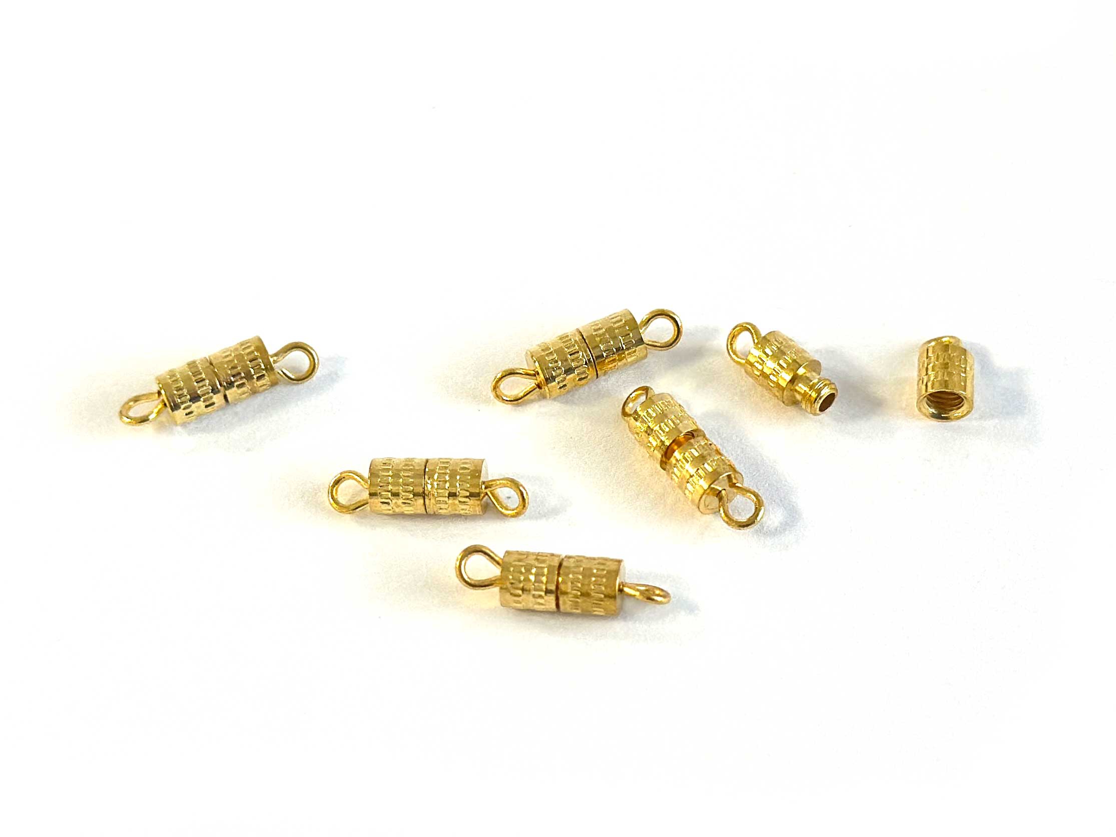 Kettenverschlüsse für Halsketten 6 Stück vergoldet