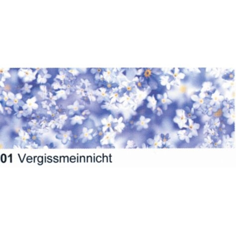 Transparentpapier-Rolle Motiv: Vergissmeinnicht Transparentpapier-Rolle Motiv: Vergissmeinnicht