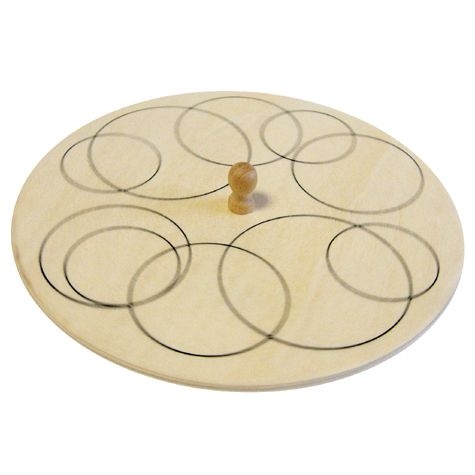 Mandala-Kreisel, Holz, Ø 13cm Mandala-Kreisel, Holz, Ø 13cm