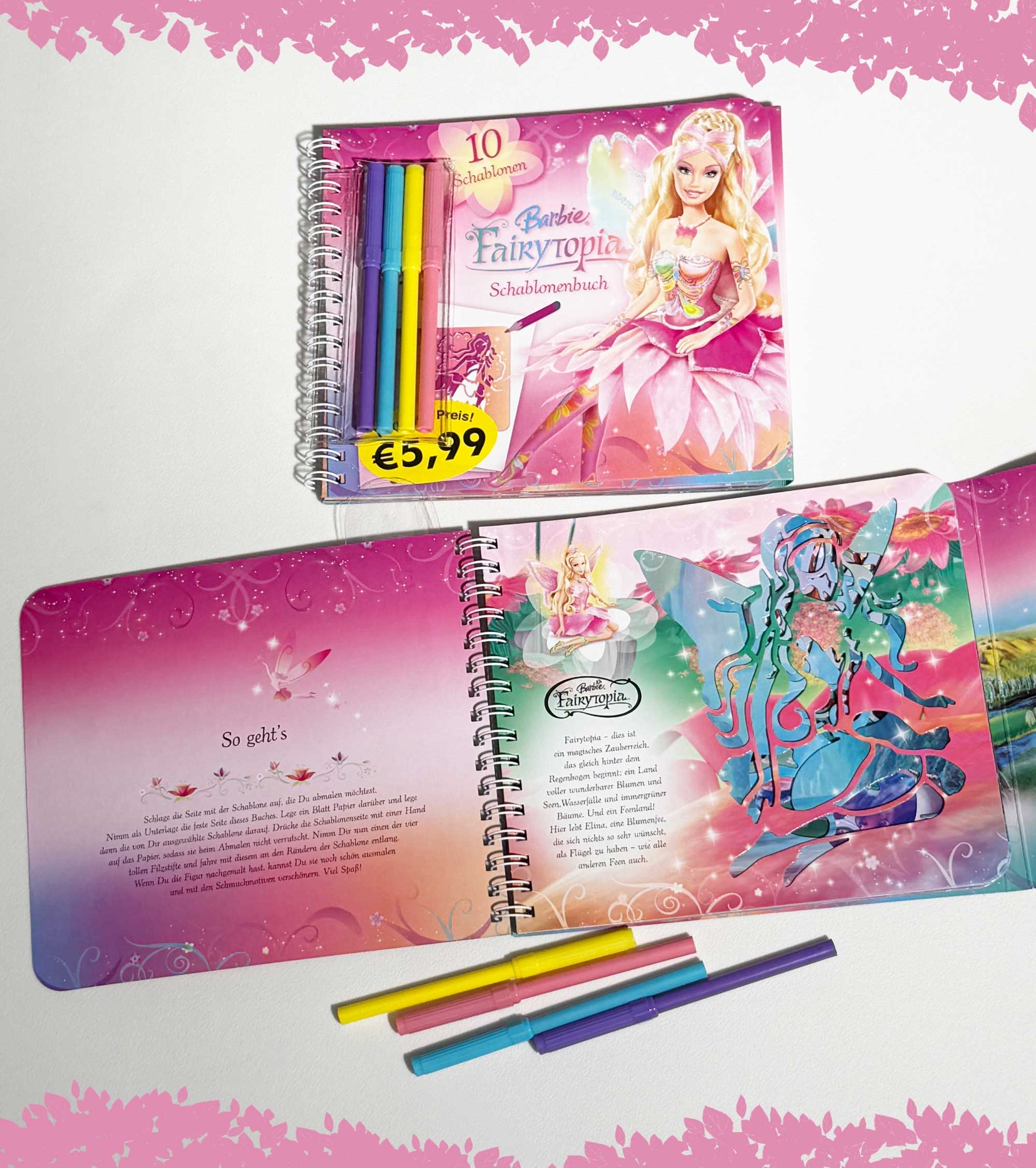Barbie Fairytopia - Schablonenbuch Barbie Fairytopia - Schablonenbuch