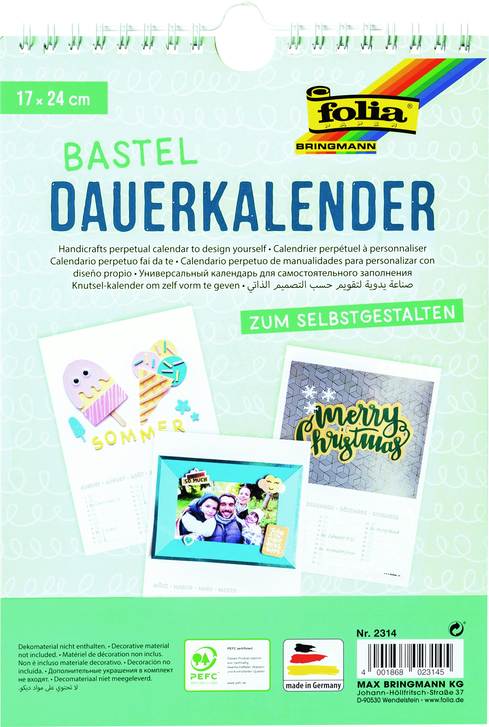 Bastel-Dauerkalender Bastel-Dauerkalender