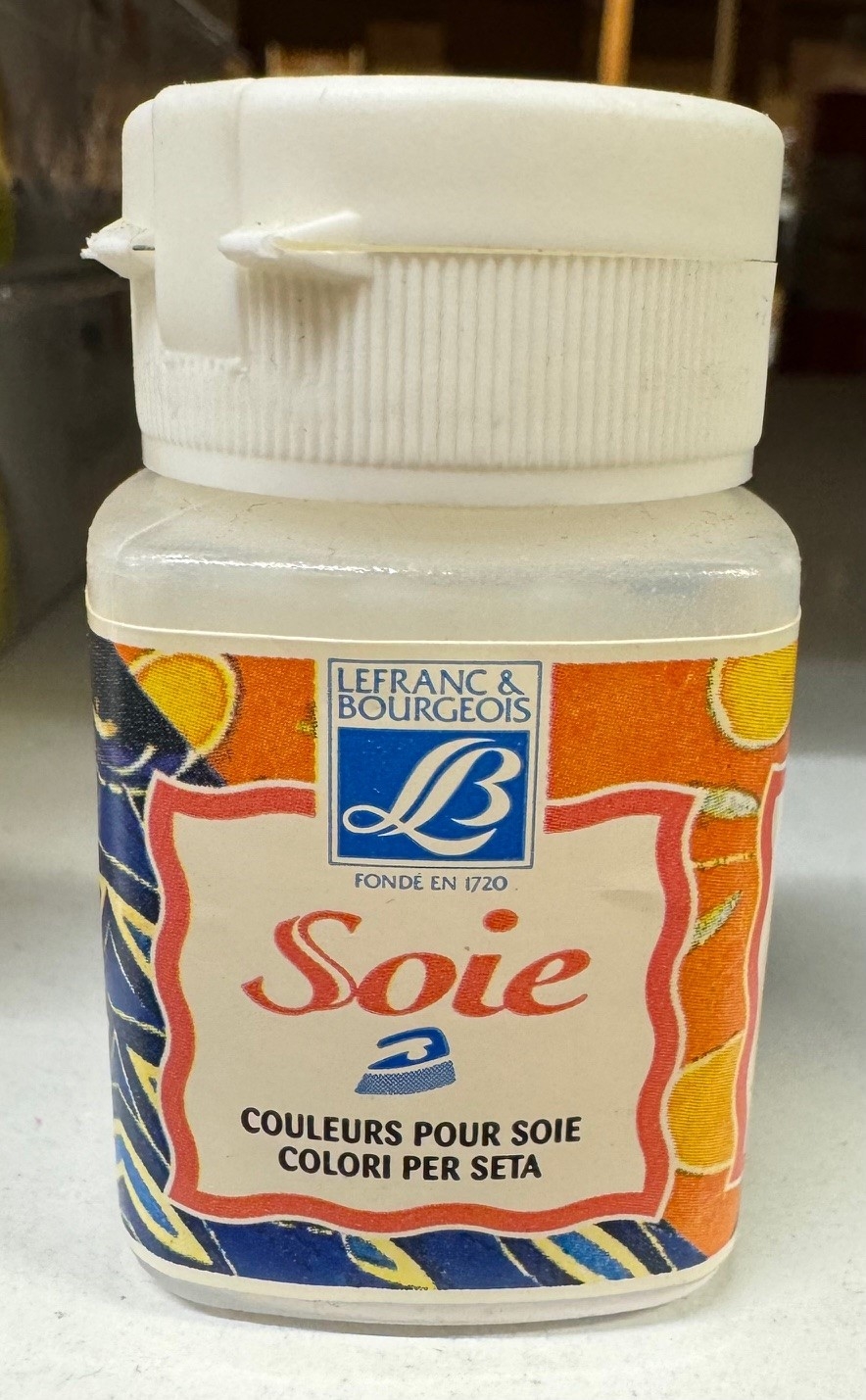 L&B Seidenmalfarbe 50 ml, weiß L&B Seidenmalfarbe 50 ml, weiß