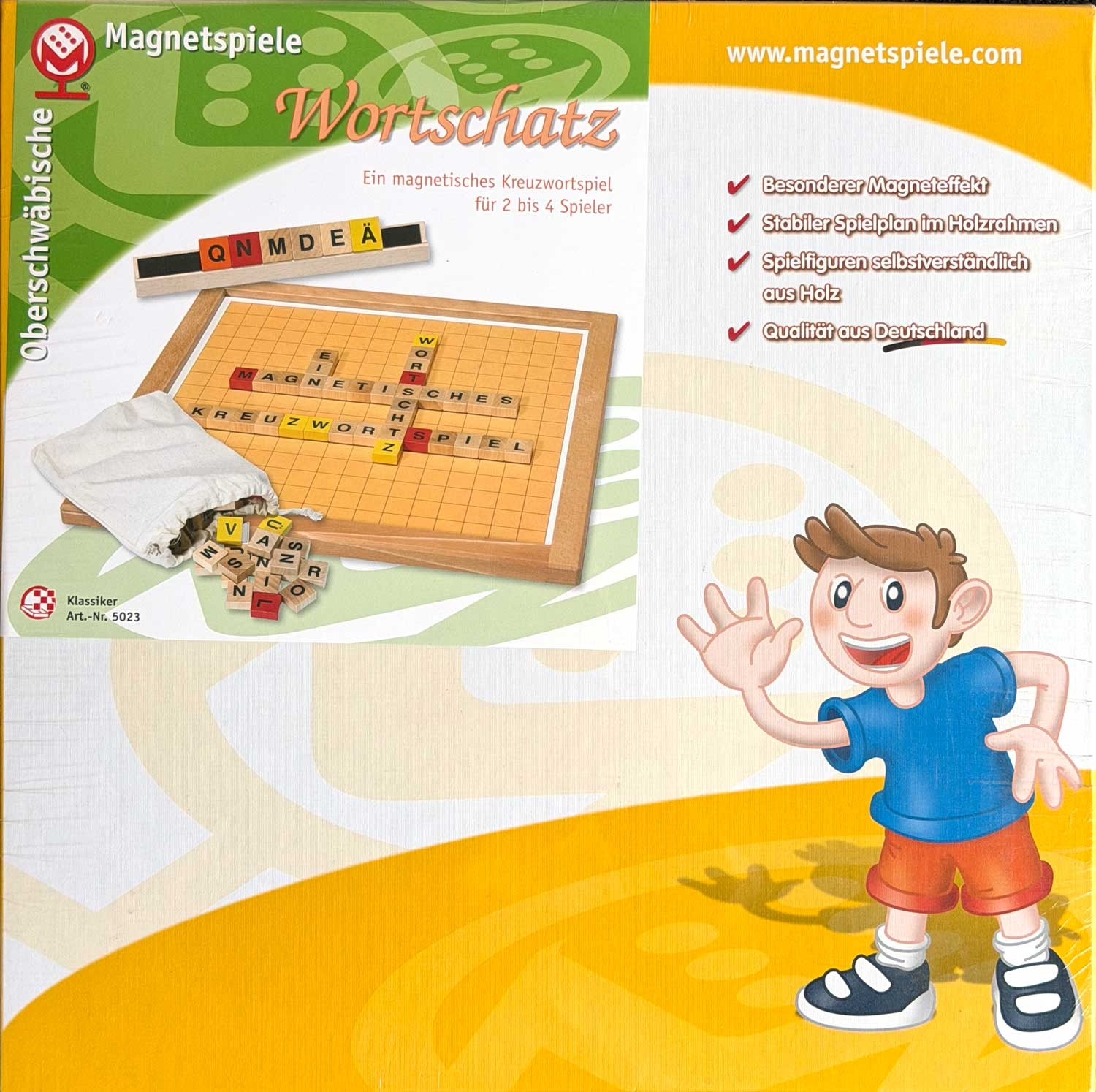 Wortschatz, Magnetisches Kreuzwortspiel