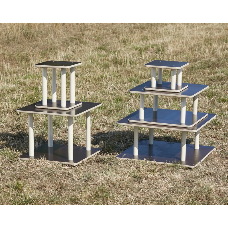 Cosy Holzplattformen quadratisch, 5er Set