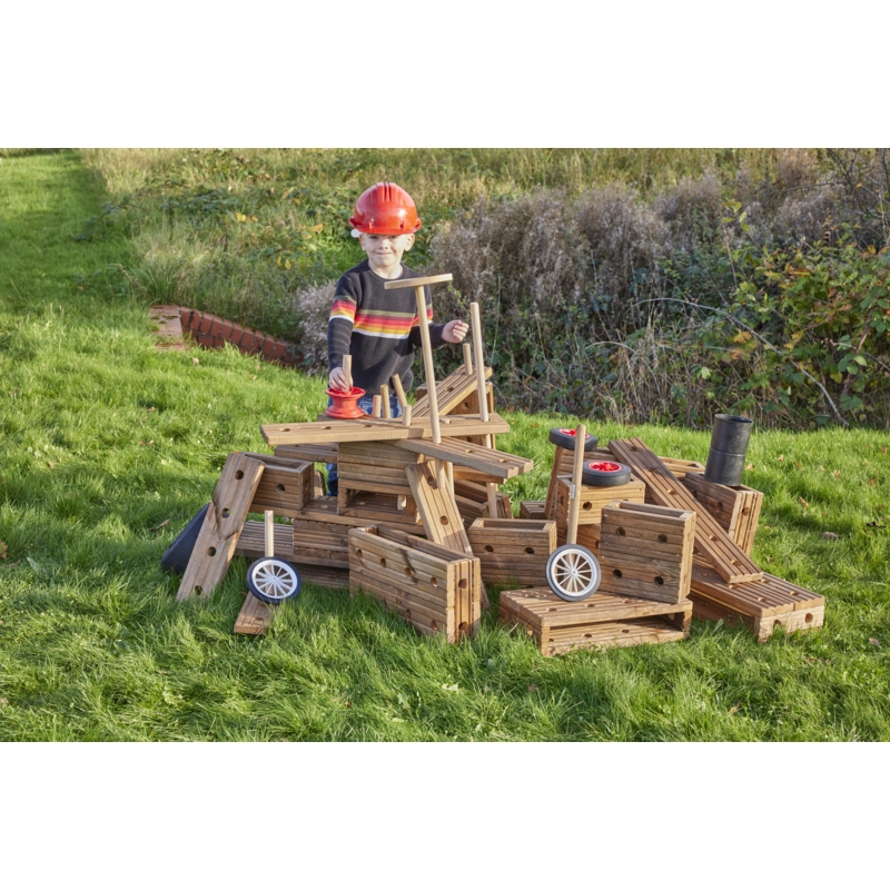 Cosy Imagineering Holzbausteine – 25-teiliges Set