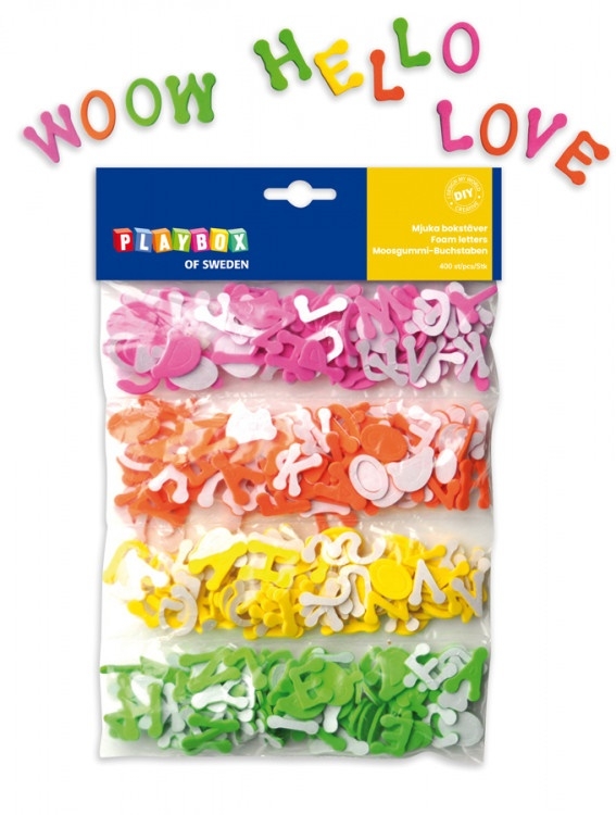 Moosgummi, Buchstaben Moosgummi, Buchstaben