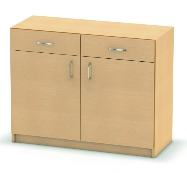 Unterschrank - Doppeltür, 2 Schubkästen Unterschrank - Doppeltür, 2 Schubkästen