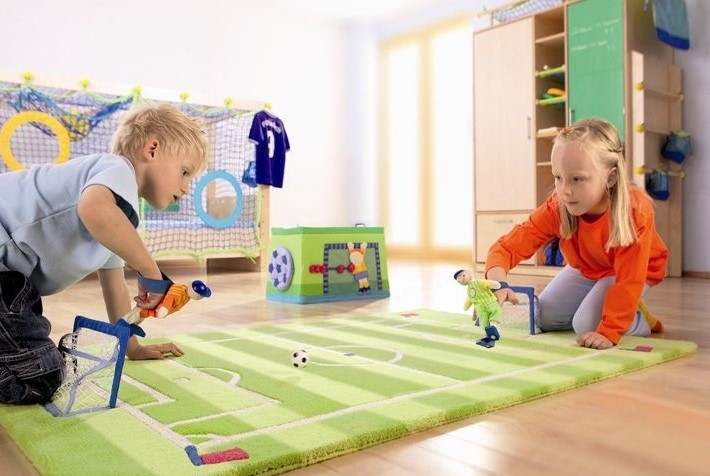 Teppich Weltmeister + Fingerfußball 100 x 150 cm