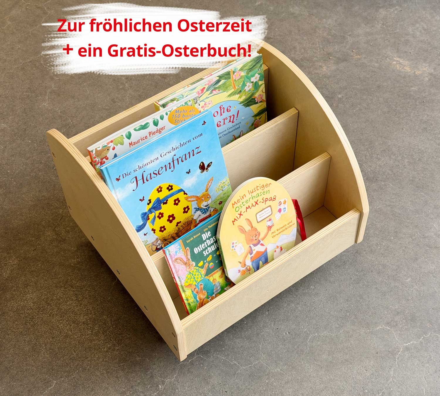 Bücherwagen inkl. Gratis-Buch