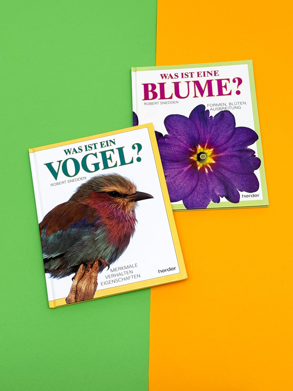Was ist ein Vogel? & Was ist eine Blume? 2er Set