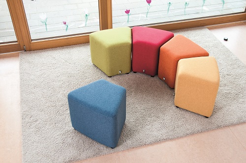Sitzgruppe Regenbogen 5er-Set