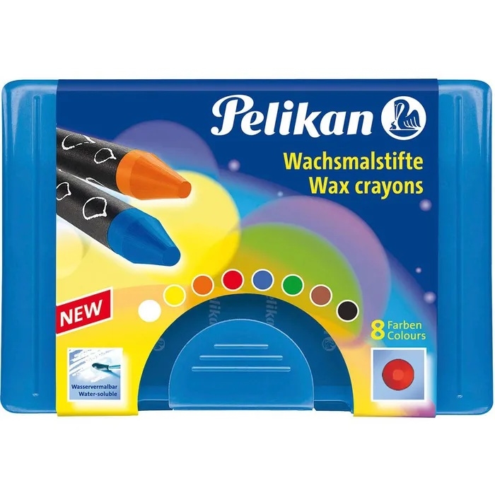 Wachsmalstifte 8 Stück, wasservermalbar