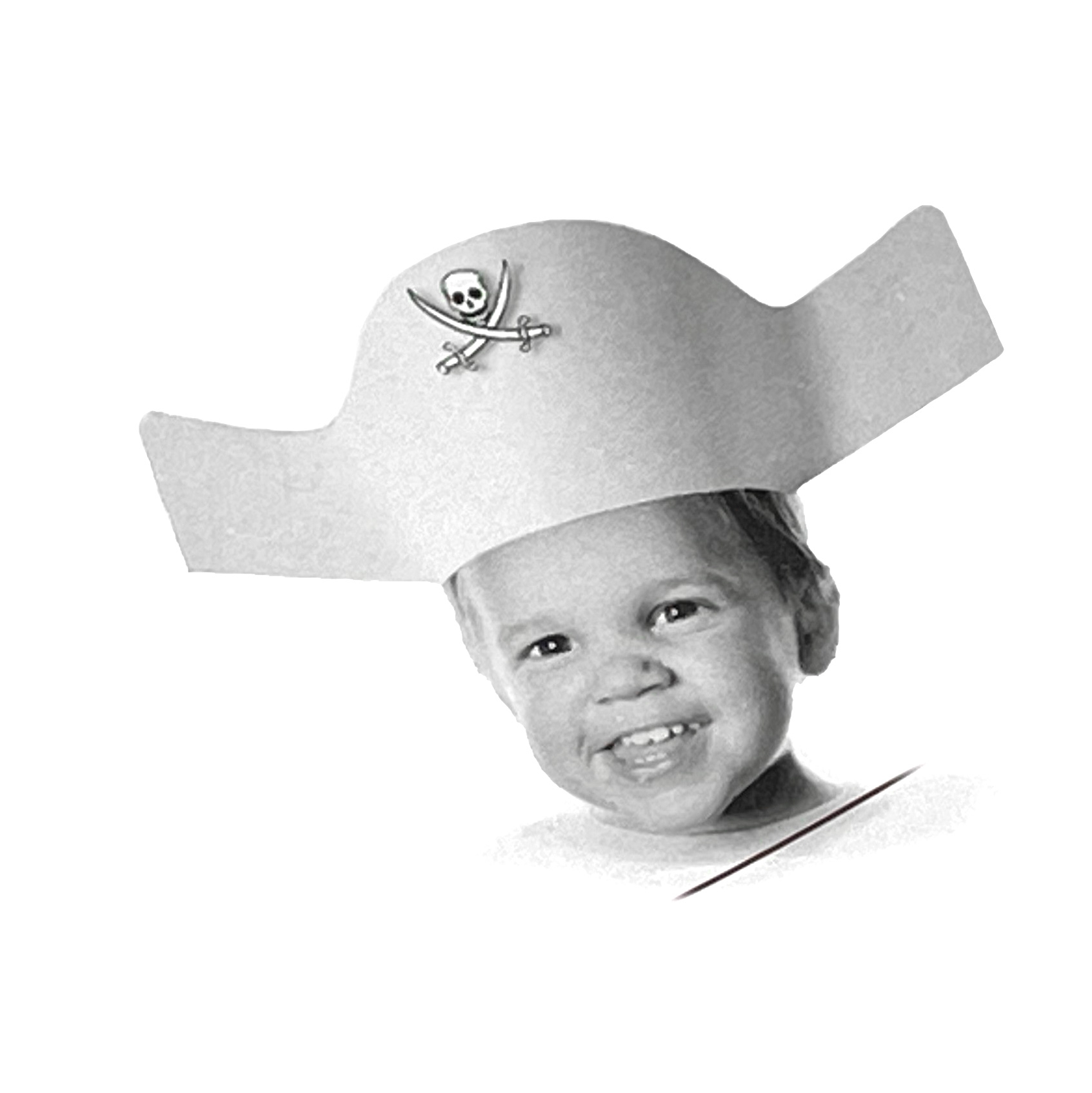 Piratenhut zum Selberbasteln, 5-er Set Piratenhut zum Selberbasteln, 5-er Set