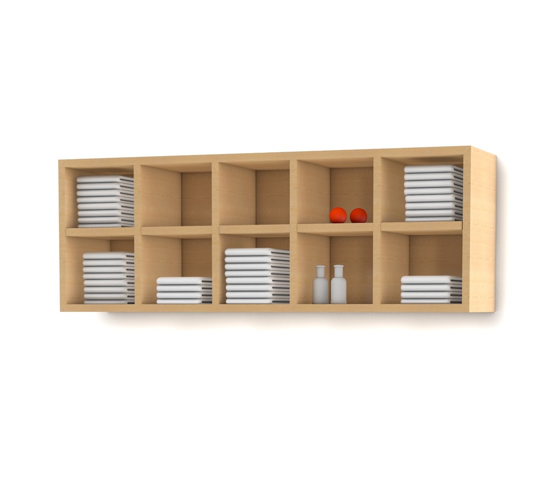 Windelregal mit 10 Fächern