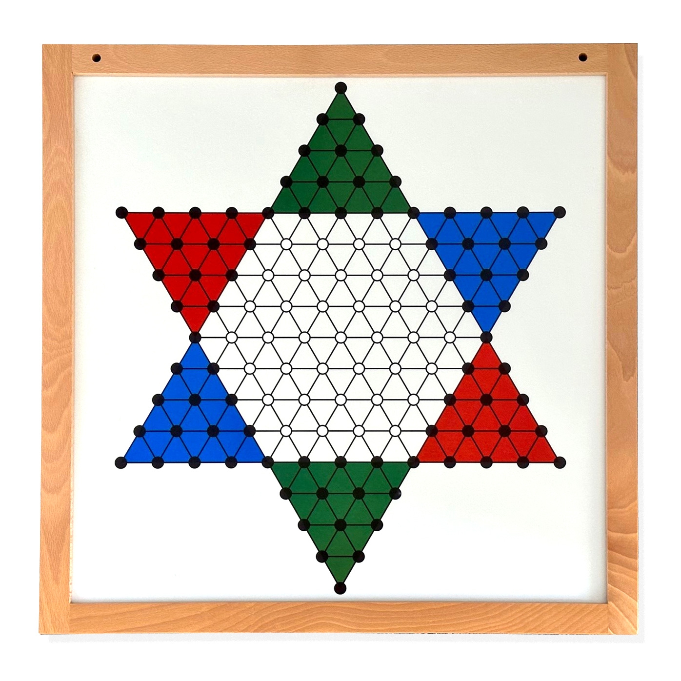 Großes, magnetisches Halma 50 cm x 50 cm Großes, magnetisches Halma 50 cm x 50 cm