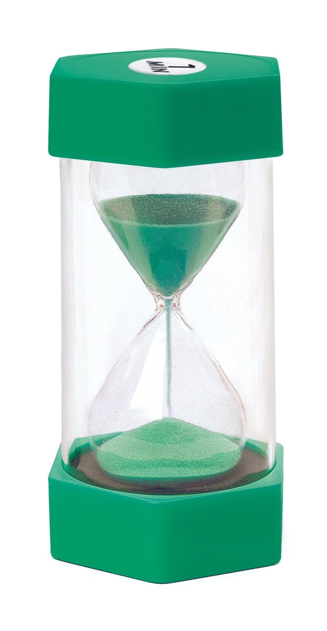 Sanduhr Maxi 1 Minute grün