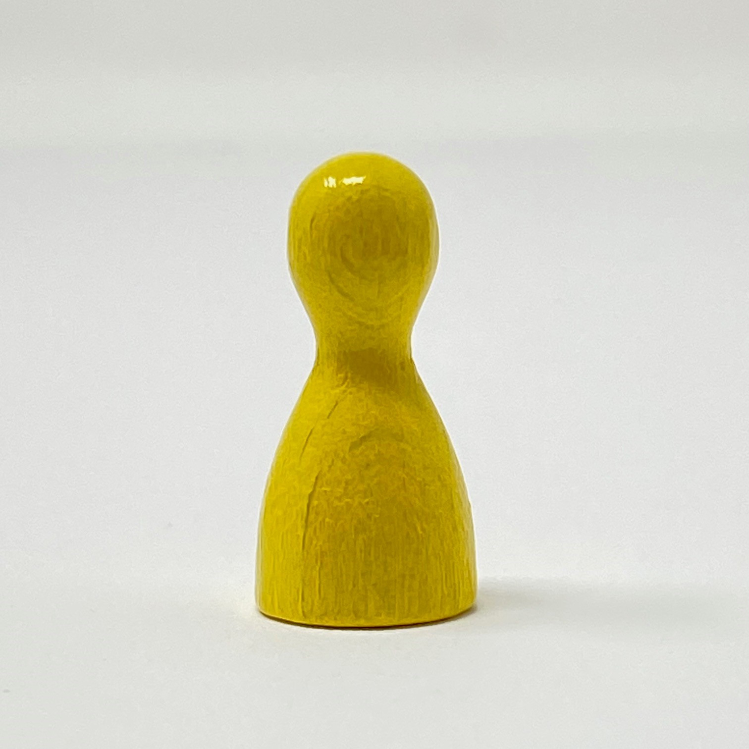 Spielfiguren aus Holz, 1 Sück gelb Spielfiguren aus Holz, 1 Sück gelb