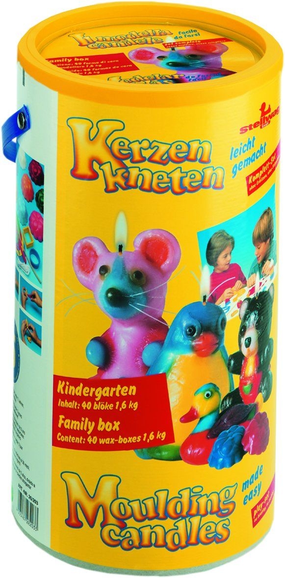 Kerzenkneten-Box 1,6 kg + Zubehör, Kindergartenbox Kerzenkneten-Box 1,6 kg + Zubehör, Kindergartenbox