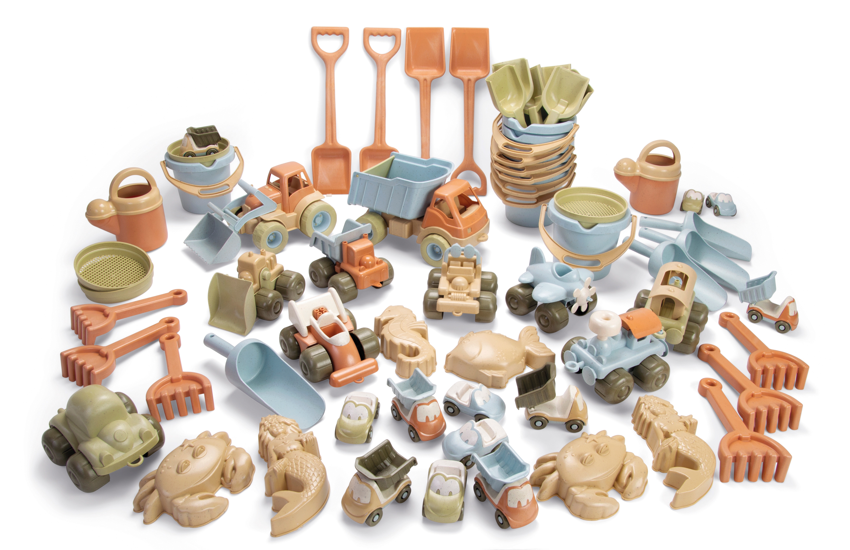 Dantoy BIO PLAST Sandset mit Fahrzeugen Dantoy BIO PLAST Sandset mit Fahrzeugen
