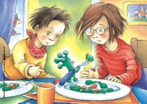 Kamishibai-Karten "Bert, der Gemüsekobold"