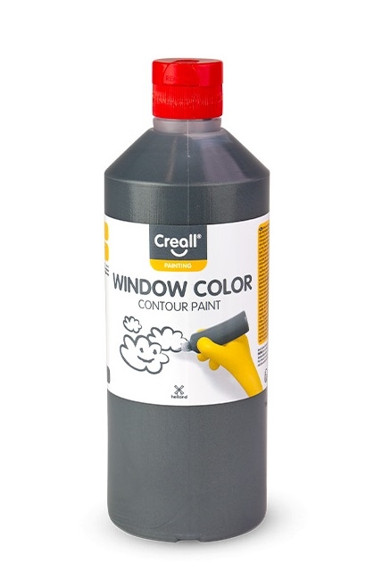 Window- Color Konturenpaste 500 ml grau/schwarz Window- Color Konturenpaste 500 ml grau/schwarz