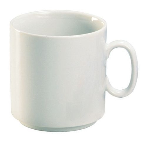 Porzellan-Tasse, 2. Wahl-Becher, weiß