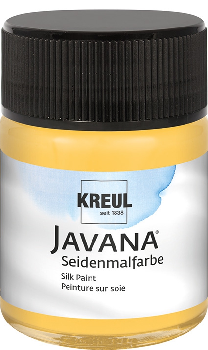 Seidenmalfarbe 50 ml, goldgelb Seidenmalfarbe 50 ml, goldgelb