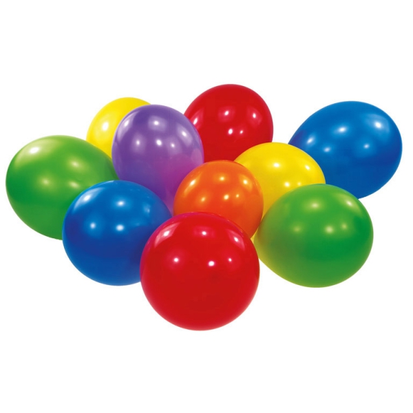 Luftballons 100 Stück, 23 cm, bunt