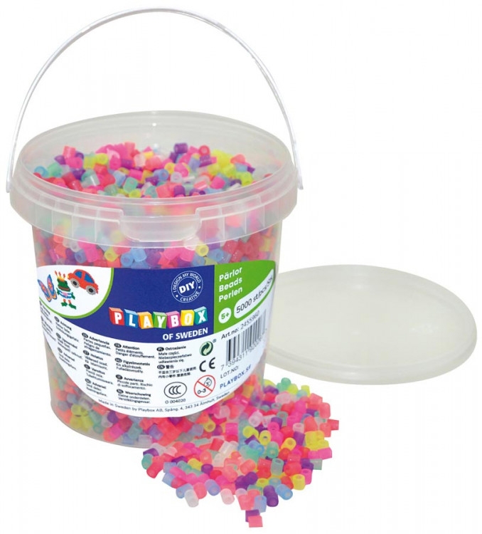 Bügelperlen Glitzer-Mix 5.000 Stück Bügelperlen Glitzer-Mix 5.000 Stück