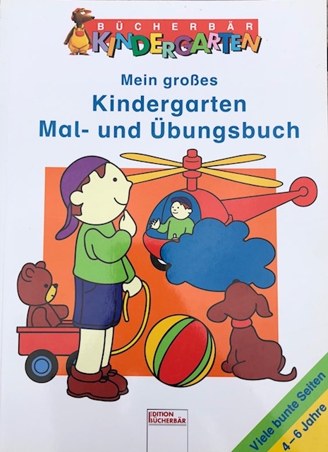 Mein großes Kindergarten Mal- und Übungsbuch