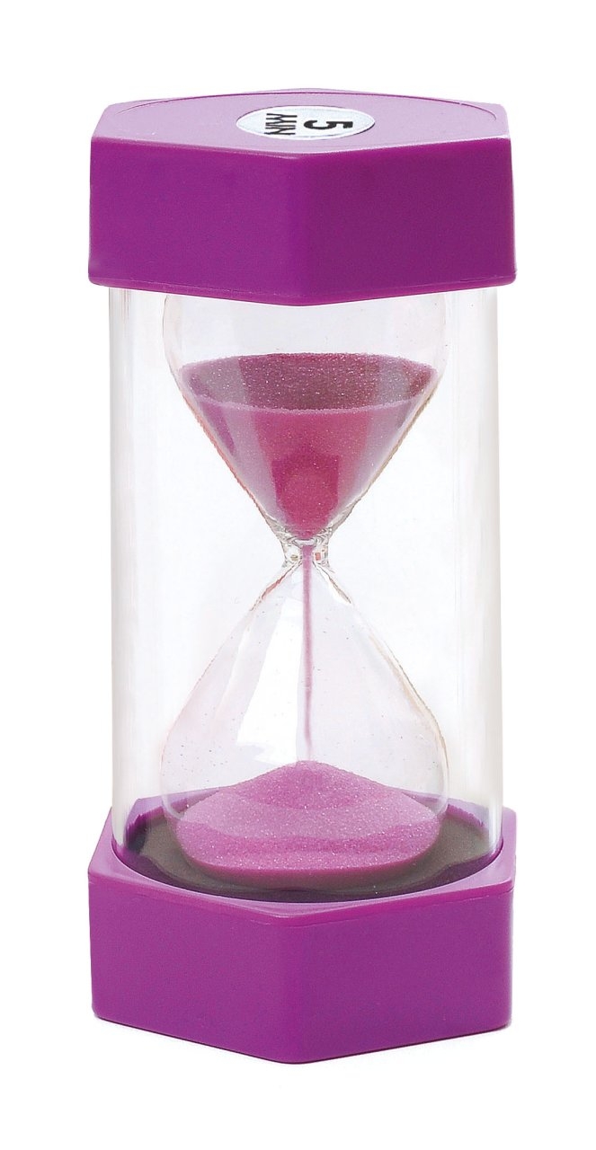 Sanduhr Maxi 5 Minuten violett