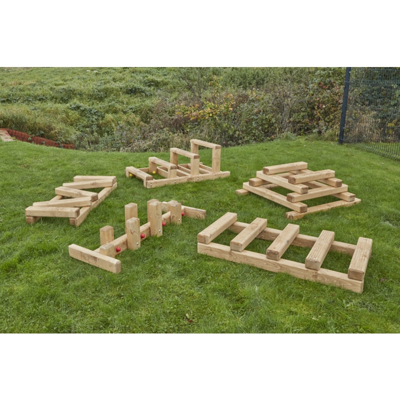 Cosy Outdoor Balancierstrecke, 5 Teile