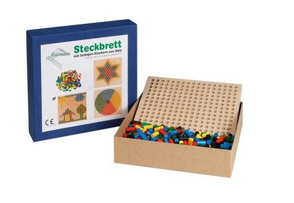 Steckbrett 24 x 24 cm inkl. 295 Stecker Steckbrett 24 x 24 cm inkl. 295 Stecker
