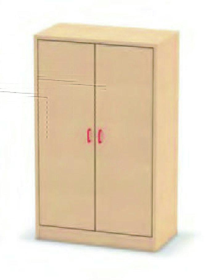 Puppenkleiderschrank mit Doppeltür Puppenkleiderschrank mit Doppeltür