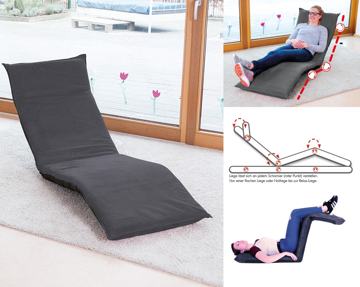 SITZFIX® MAXI grau - Ruheraumliege SITZFIX® MAXI grau - Ruheraumliege