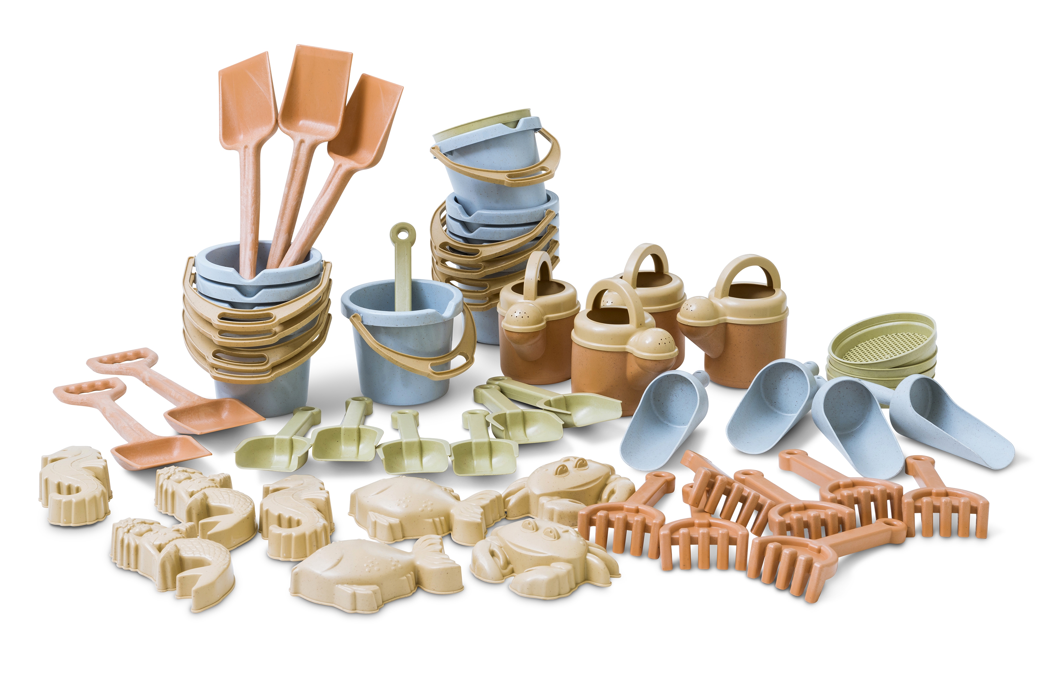 Dantoy BIO PLAST Sandset 50 Teile Dantoy BIO PLAST Sandset 50 Teile