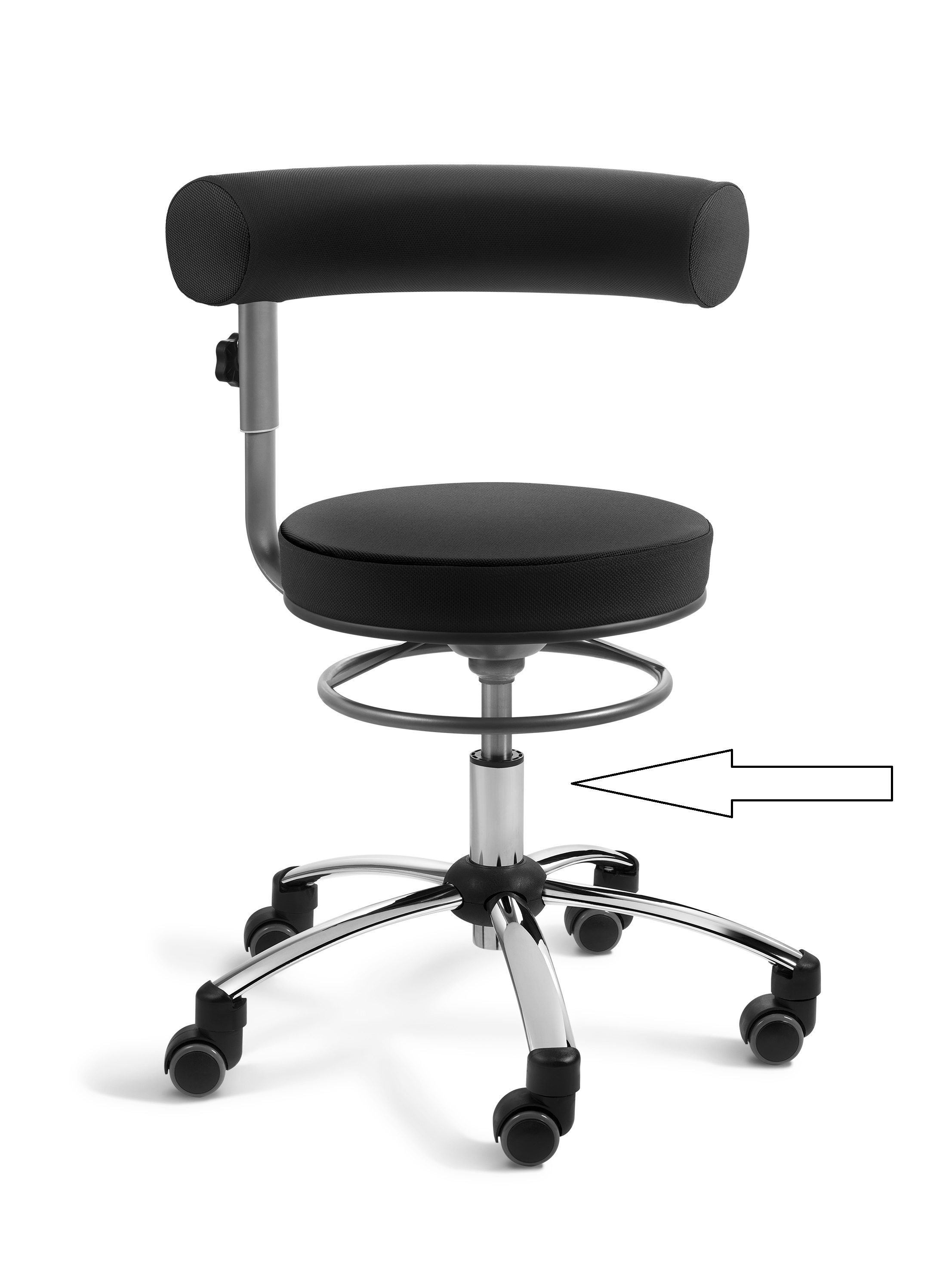 Sanus® Ersatz-Gasdruckfeder Sitzhöhe 52-72 cm