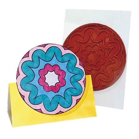 Stempel,Mega,Mandala Blume, Motiv Ø 13cm
