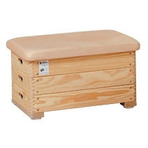 Sprungkasten 3-teilig mit Kernrindleder Sprungkasten 3-teilig mit Kernrindleder