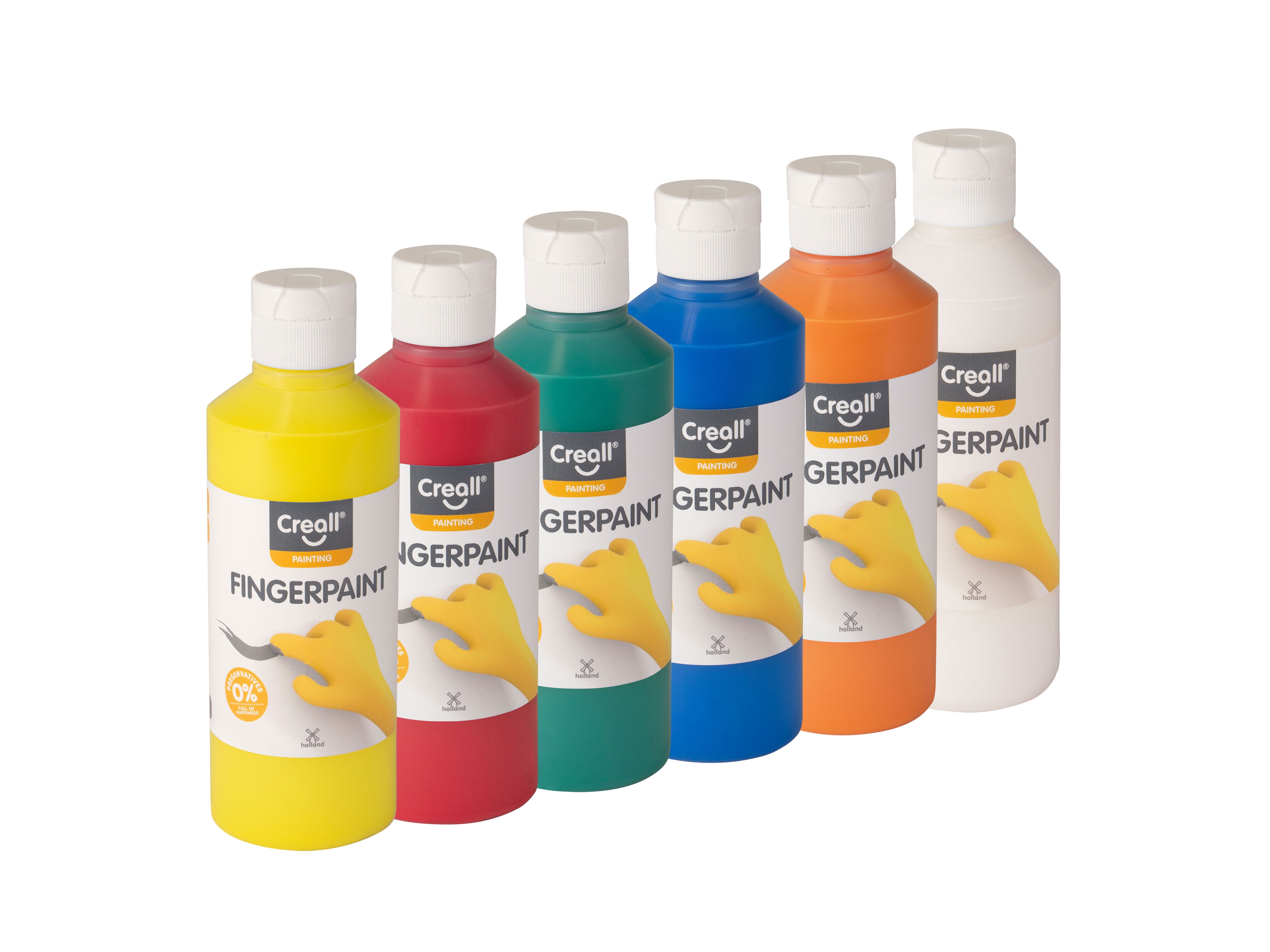 Creall Fingerfarben-Set 6x 250ml Creall Fingerfarben-Set 6x 250ml