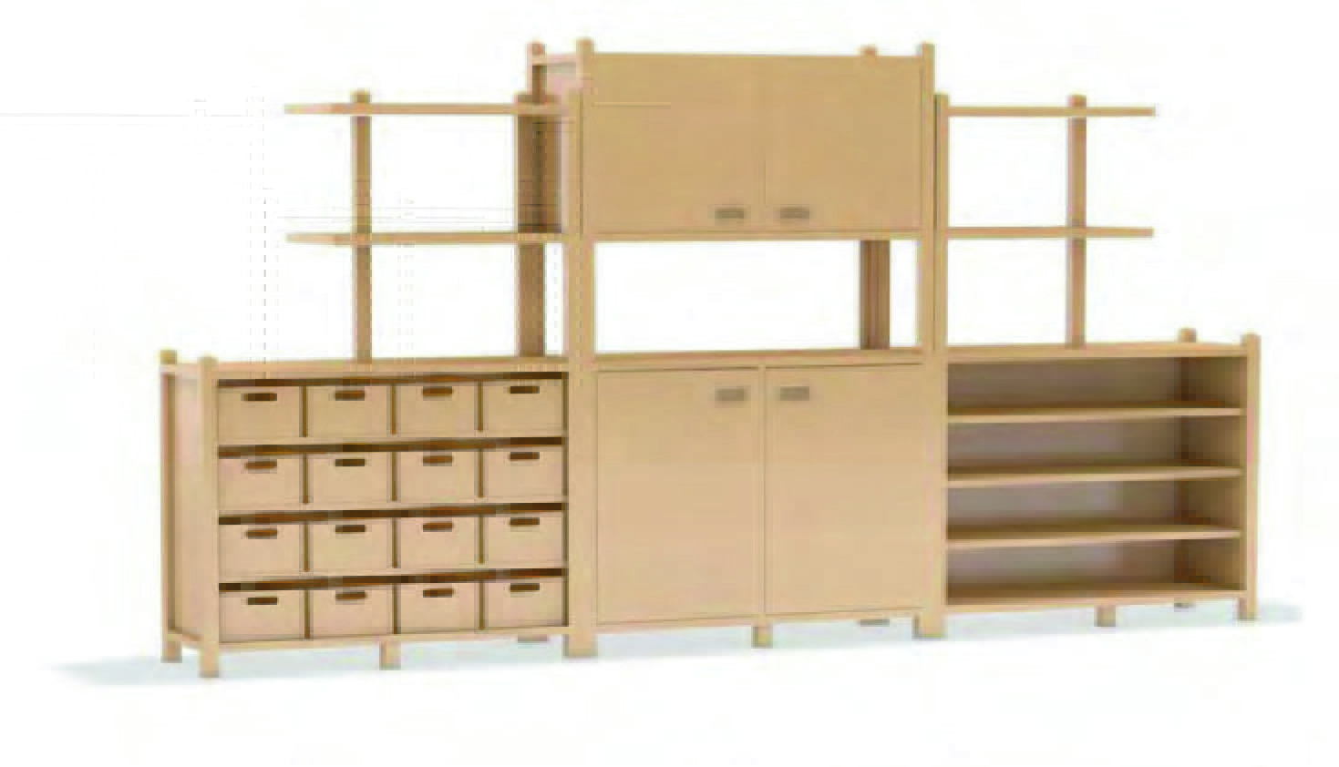 Raumteiler Regalsystem "Berlin" Raumteiler Regalsystem "Berlin"