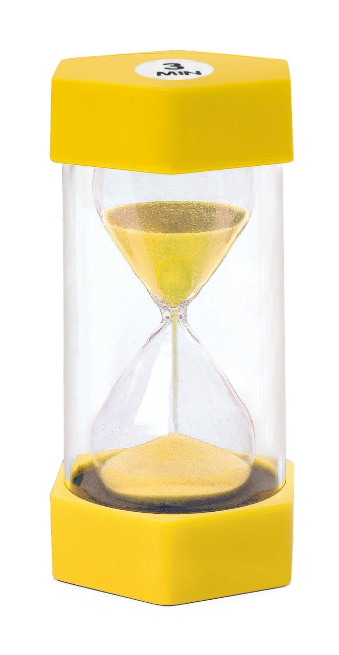 Sanduhr Maxi 3 Minuten gelb